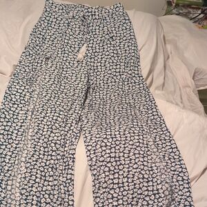 Floral Patterned Pants